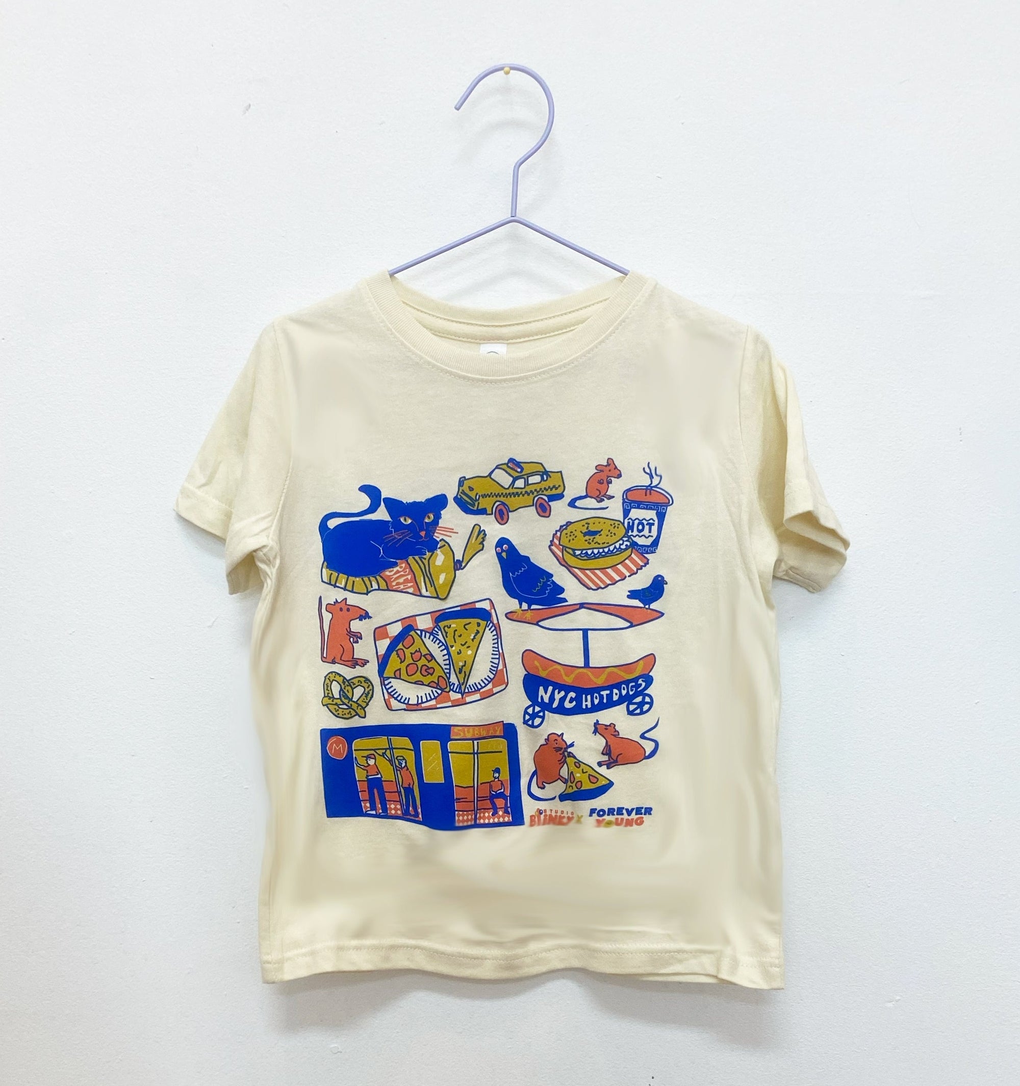 Blinky NYC Adult Tee Cream