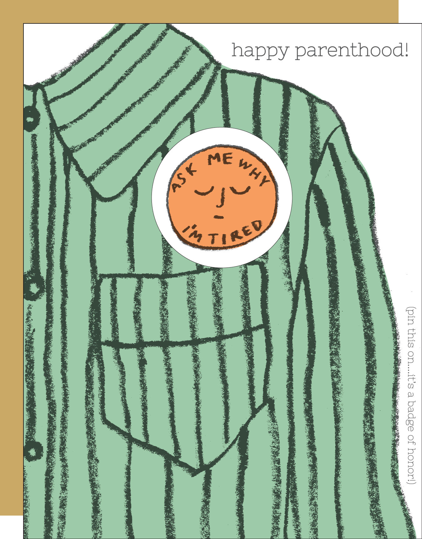 EGG PRESS - Happy Parenthood Badge