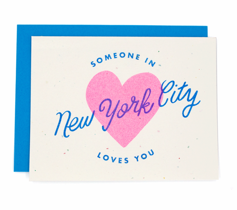 Someone in New York City Loves You Card
