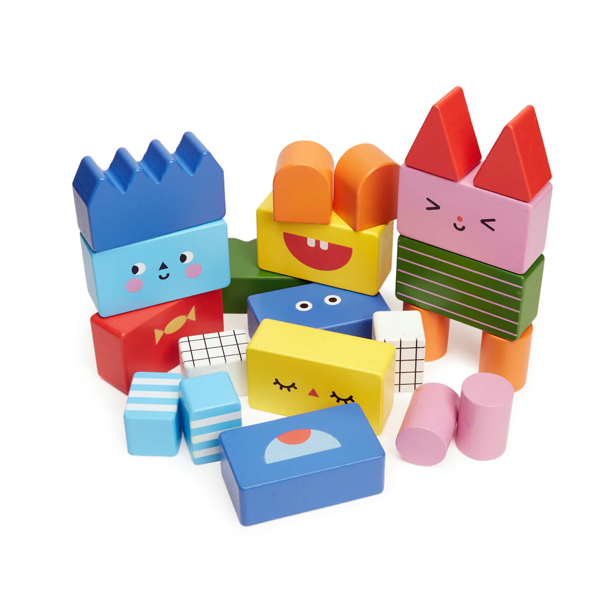 Stack & Mix Wooden Building Blocks