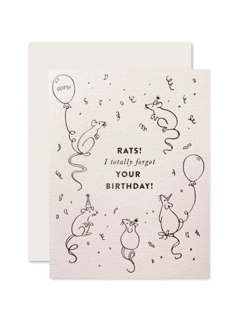 Rats Birthday Card