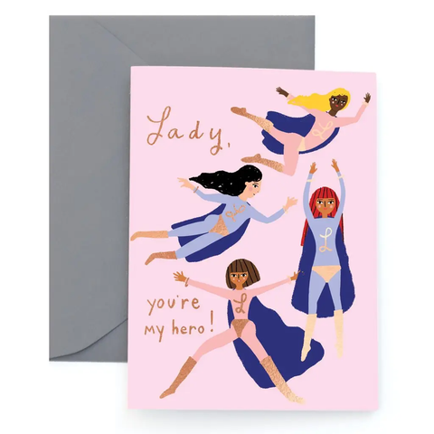 Super Hero Greeting Card