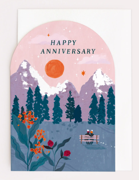 Anniversary Sunset Card