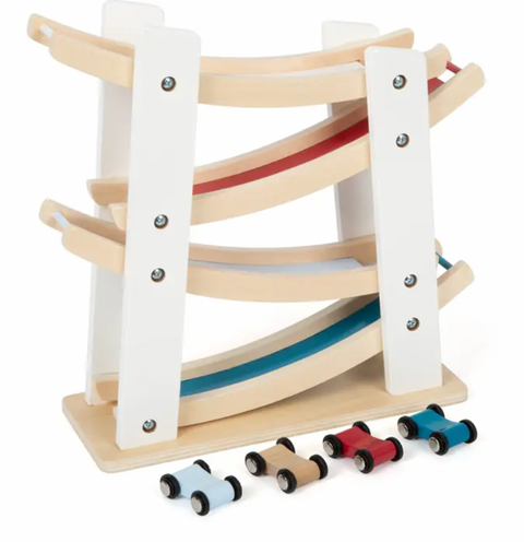Small Foot Wooden Toys Car Ramp Racing Playset