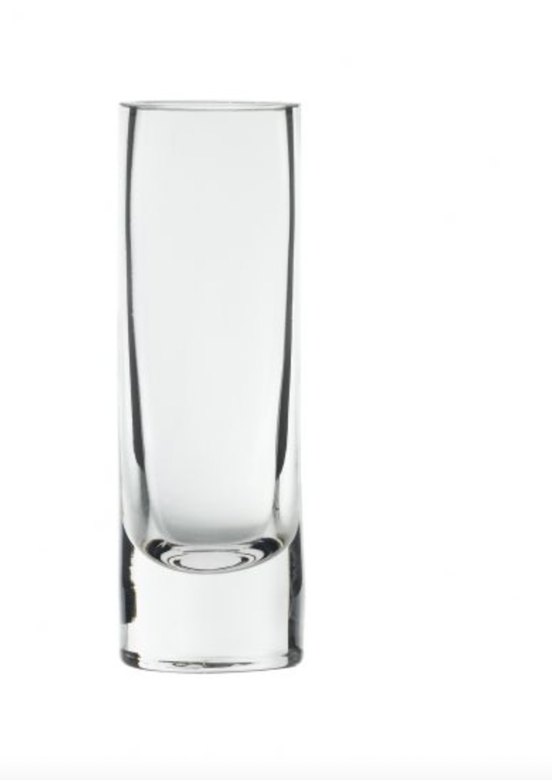 Fat Cylinder Vase 2 x 6" Clear