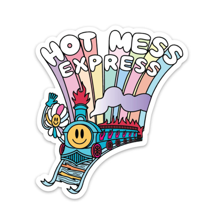 Hot Mess Express Sticker