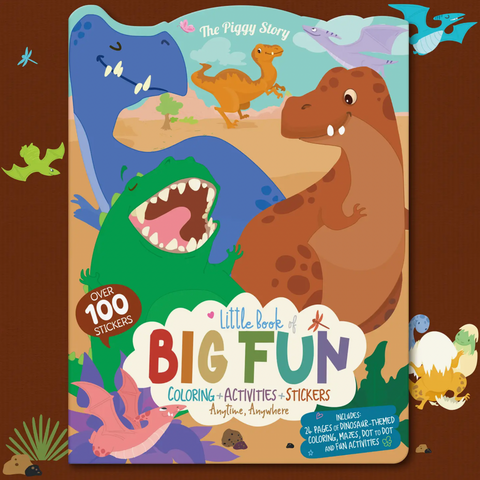 Little Book of Big Fun Activity Book Dinosaur World