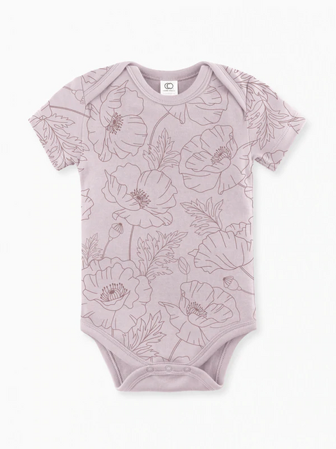 Afton Bodysuit in Lavender Poppy Floral