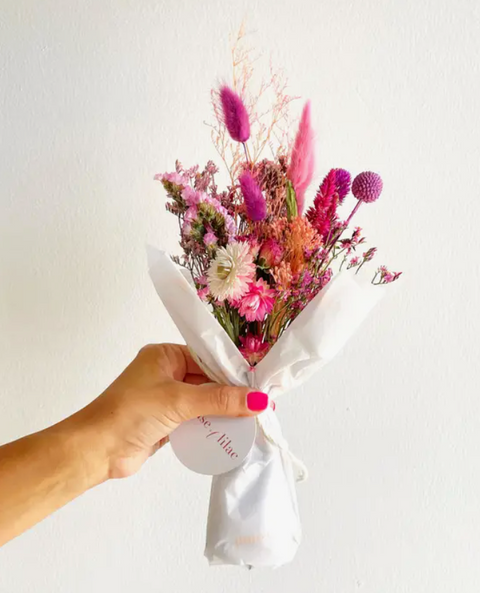 Chic Dried Flower Mini Bouquet