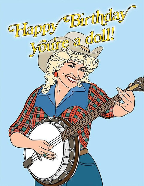 You're a Doll - Happy Birthday Card