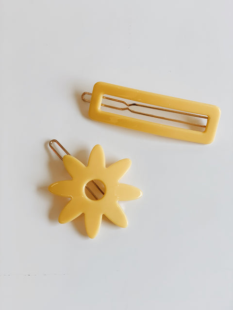 Star Flower Clip Set