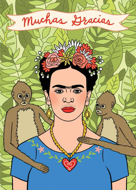 Frida Muchas Gracias Card - 4 Bar Single