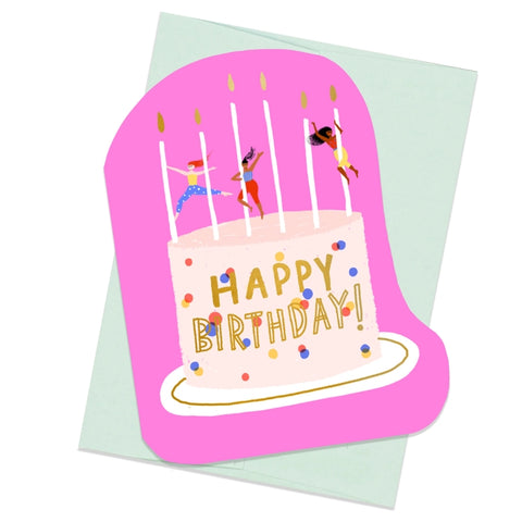 Cake Shaped Birthday Card
