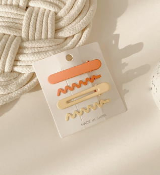 Metal Hair Clips (Set of 4)