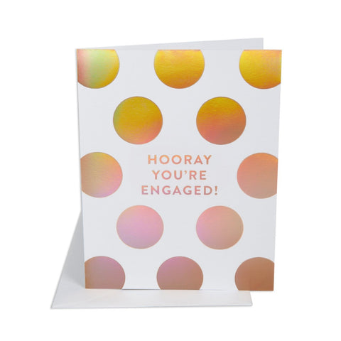 Engaged Hologram Wedding Card