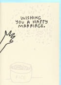 Rice Wedding Card