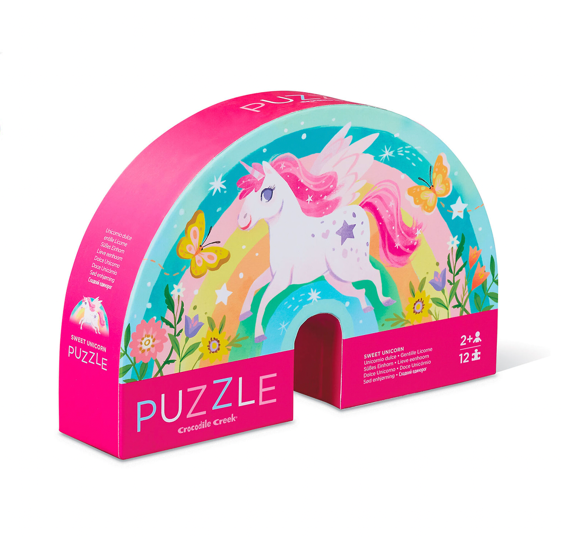 12-Piece Mini Puzzle - Sweet Unicorn