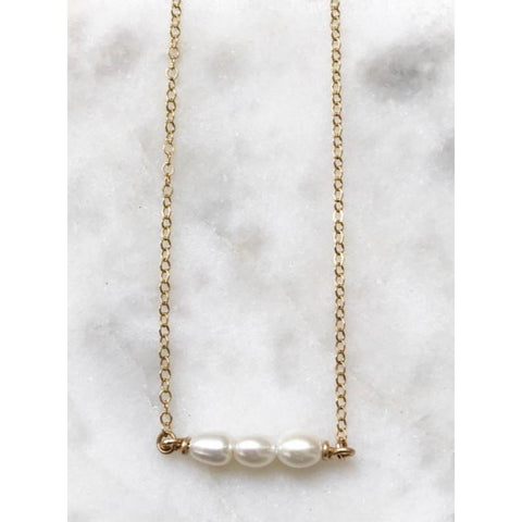 Pearl Bar Necklace