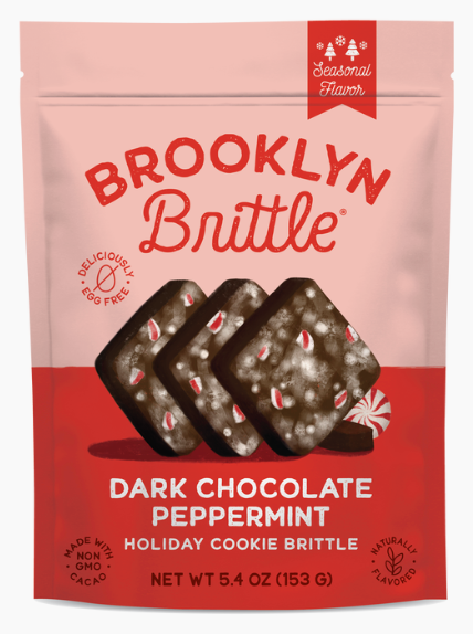 Brooklyn Brittle Dark Chocolate Peppermint