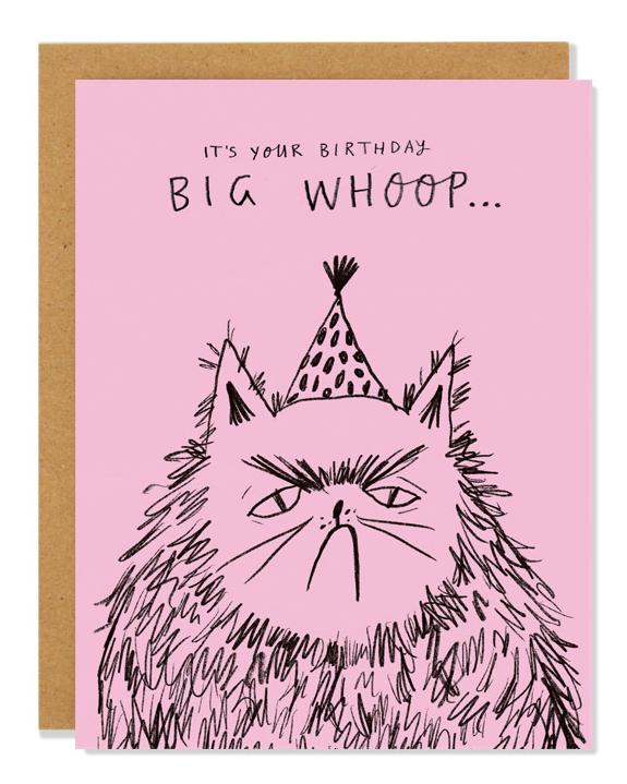 Big Whoop Birthday Card