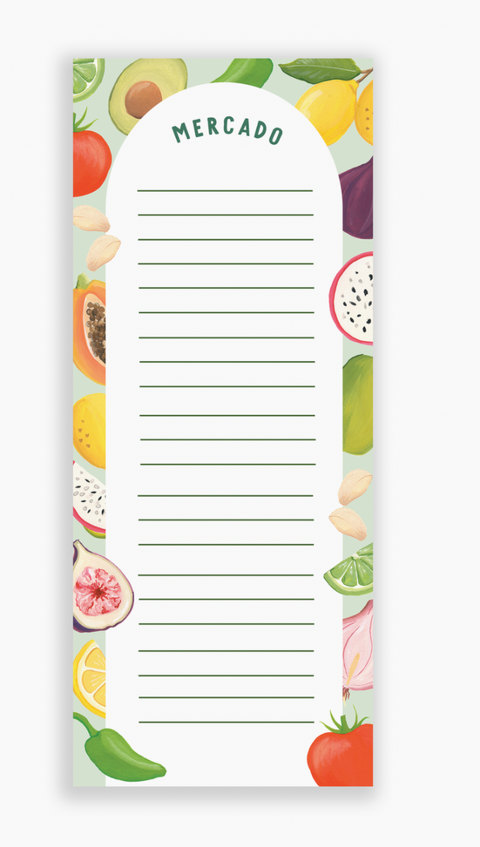 Mercado Grocery List Notepad