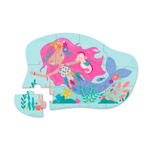12-Piece Mini Puzzle - Mermaid Dreams