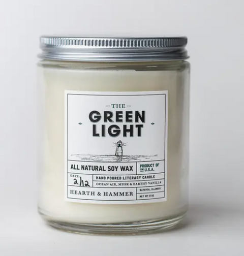 The Green Light Literary Candle 8oz
