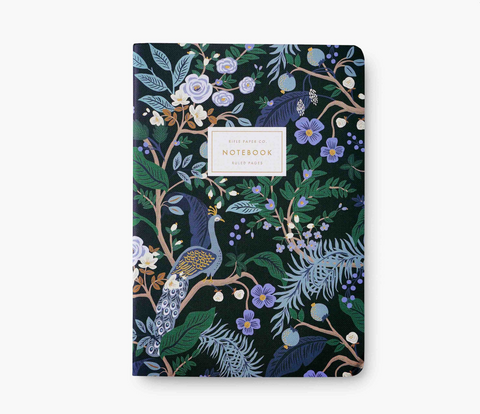 Peacock Notebook Set of 3