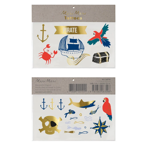 Pirates Bounty Large Tattoos