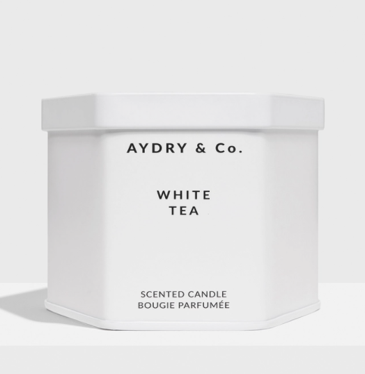 White Tea 7.5oz Tin Candle