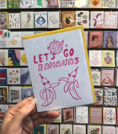 Let's Go Bananas Card