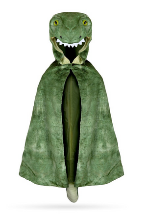 T-Rex Hooded Dinosaur Cape, Size 4-5
