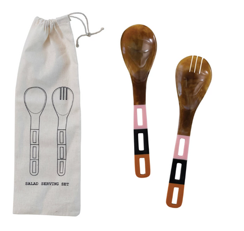 Resin Salad Servers (Set of 2)