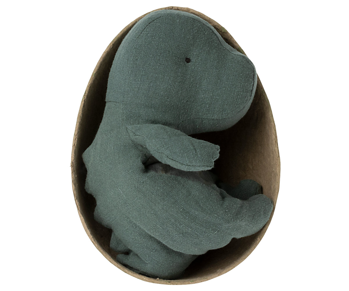 Gantosaurus in egg. Small - Dark petrol - Stay Forever