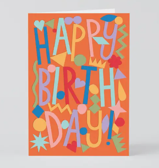Happy Birthday Embossed Card