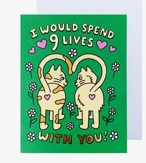 9 Lives - Anniversary Card