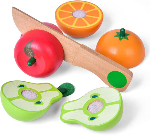Wooden Pretend Cutting Play Fruit Toy