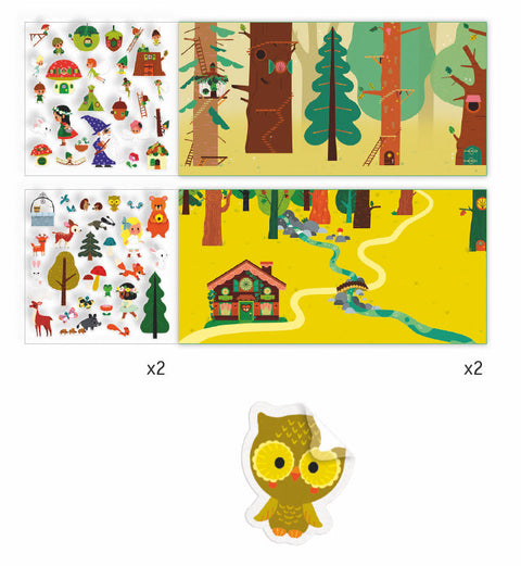 Petit Gift Sticker Stories The Magical Forest