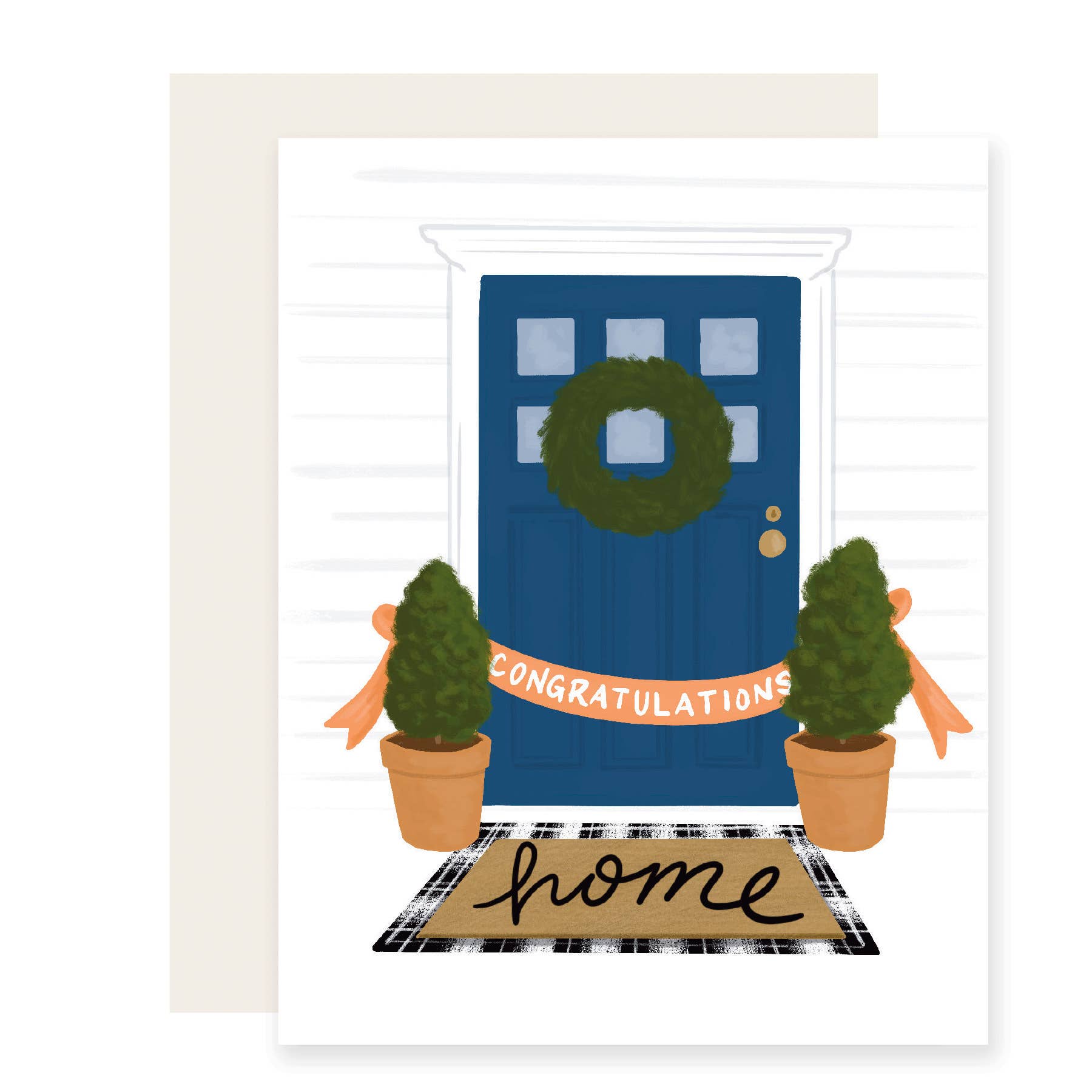 Congratulations Home Front Door Card