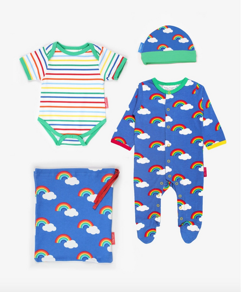Organic Gift Set - Rainbow Print
