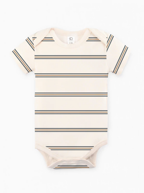 Afton Bodysuit in Oak Stripe