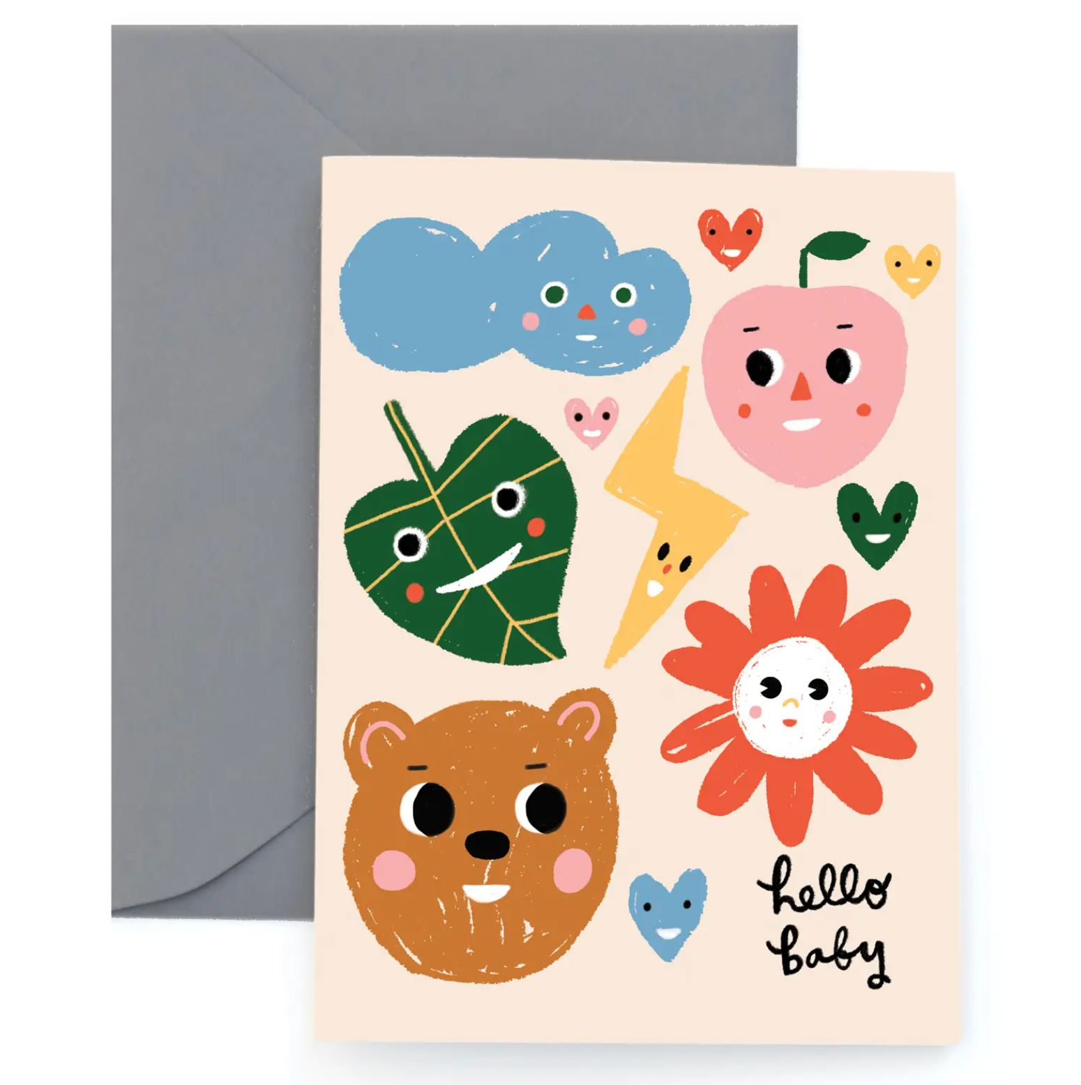 Sunny Faces Baby Card