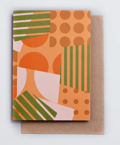 Spots + Stripes Art Card