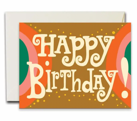 Happy Birthday Arches Card