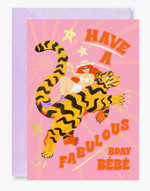 Fabulous Birthday Bebe Card