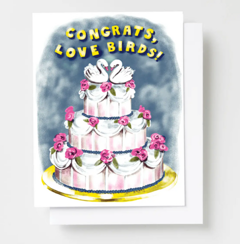 Congrats Love Birds Card