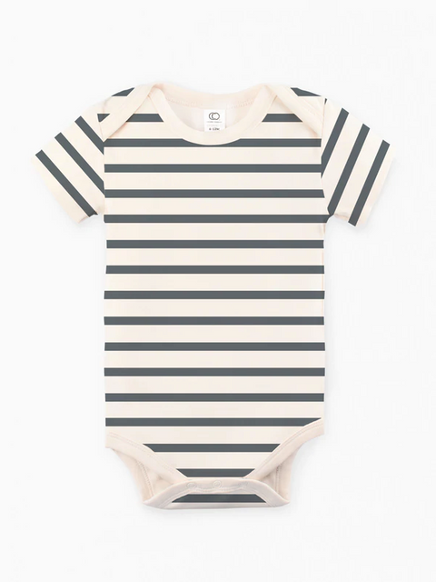 Afton Bodysuit in Thistle Stripe
