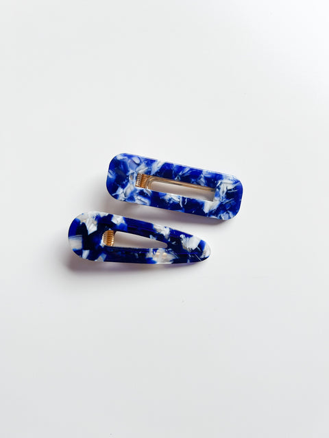 Resin Hair Clips (Set of 2)