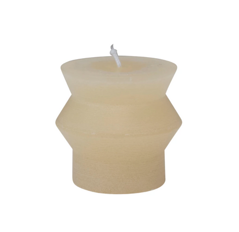 Unscented Totem Pillar Candle