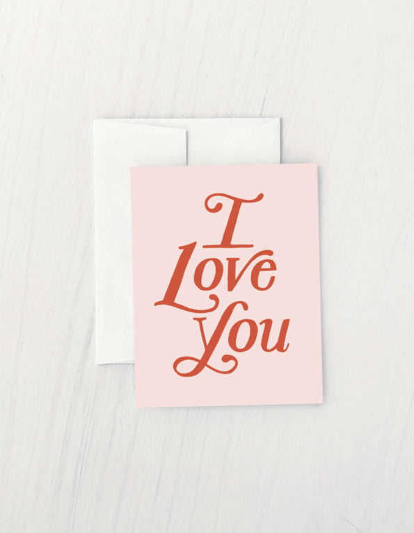 Paperback I Love You Card